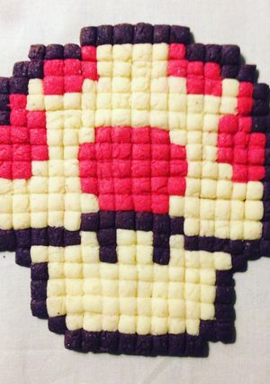 サプライズに☆昔のゲームみたいなクッキー-レシピのメイン写真