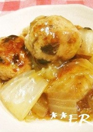 白菜と肉団子の煮込み～♪♪-レシピのメイン写真
