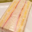 ハムチーズ&卵の2段サンドイッチ