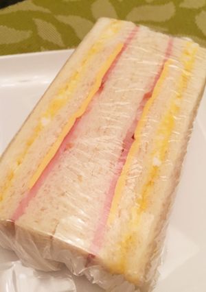 ハムチーズ＆卵の2段サンドイッチ-レシピのメイン写真