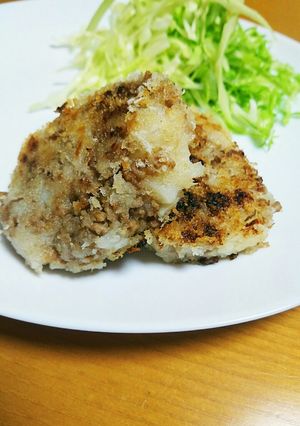 簡単！面倒な衣付けしない長芋のコロッケ-レシピのメイン写真