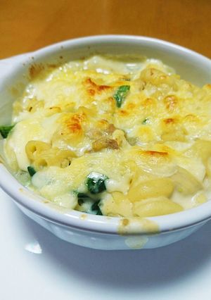 大人数！フライパンで豆乳マカロニグラタン-レシピのメイン写真