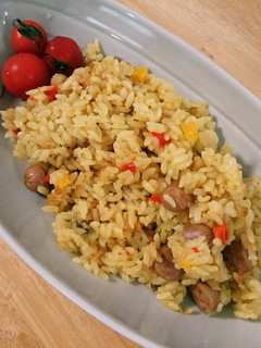 炊飯器でカレーピラフ-レシピのメイン写真