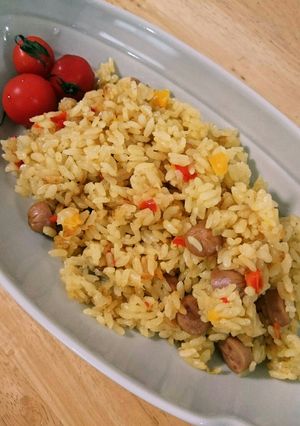 炊飯器でカレーピラフ-レシピのメイン写真