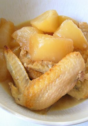 鶏味塩 de 手羽先大根-レシピのメイン写真