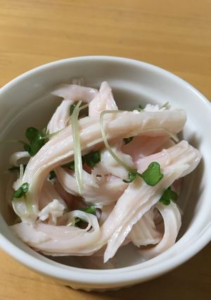 簡単節約しっとり鶏ムネ肉でサラダチキン-レシピのメイン写真