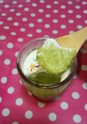 クリスマスに☆とろり抹茶のなめらかプリン-レシピのメイン写真