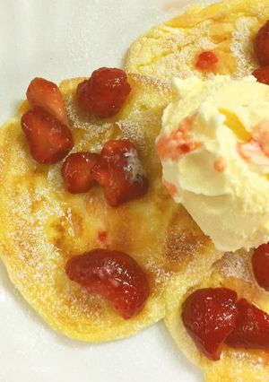 ホットケーキミックスで簡単パンケーキ-レシピのメイン写真