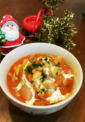 鶏と大根で☆濃厚トマトスープ-レシピのメイン写真