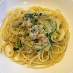 カニ缶と白菜のパスタ-レシピのメイン写真