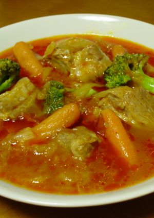 ◎圧力鍋でやわらか♪豚肉のトマト煮-レシピのメイン写真
