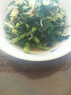 【超簡単! 】大根葉とじゃこの炒め物-レシピのメイン写真