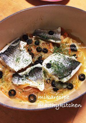 簡単スズキのコンソメスープ煮-レシピのメイン写真