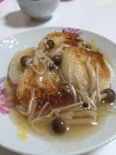 大根餅のきのこあんかけ-レシピのメイン写真