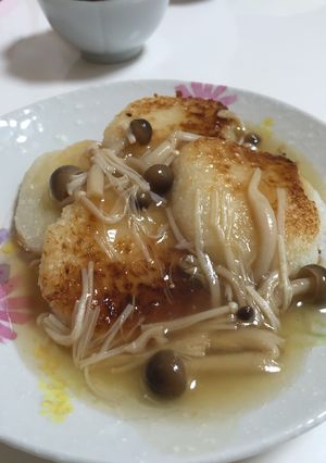 大根餅のきのこあんかけ-レシピのメイン写真