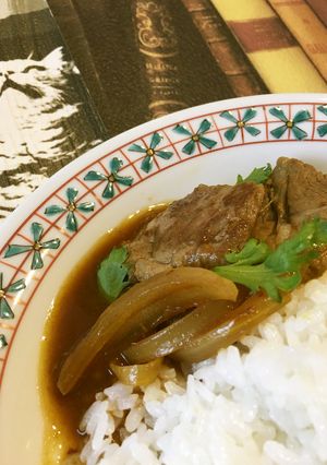 ラムとオニオンの簡単和風ライスカレー-レシピのメイン写真