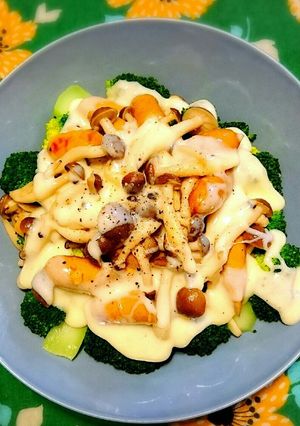チーズフォンデュ風ホットサラダ-レシピのメイン写真