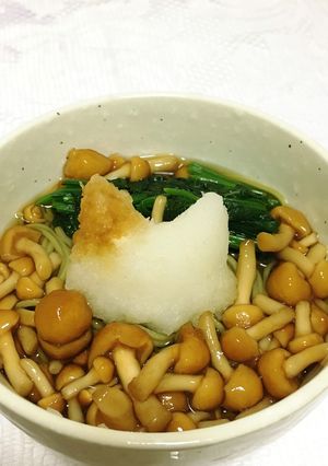 なめこそば-レシピのメイン写真