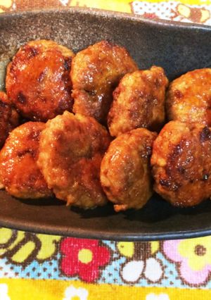 甘辛でとっても美味しい鶏つくね！-レシピのメイン写真