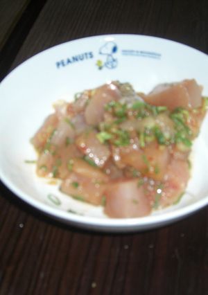 韓国風ビンチョウマグロ-レシピのメイン写真