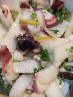 タコと大根の和え物 -柚子風味--レシピのメイン写真