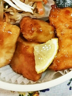 覚書用★給食メニュー鶏肉のレモン煮-レシピのメイン写真