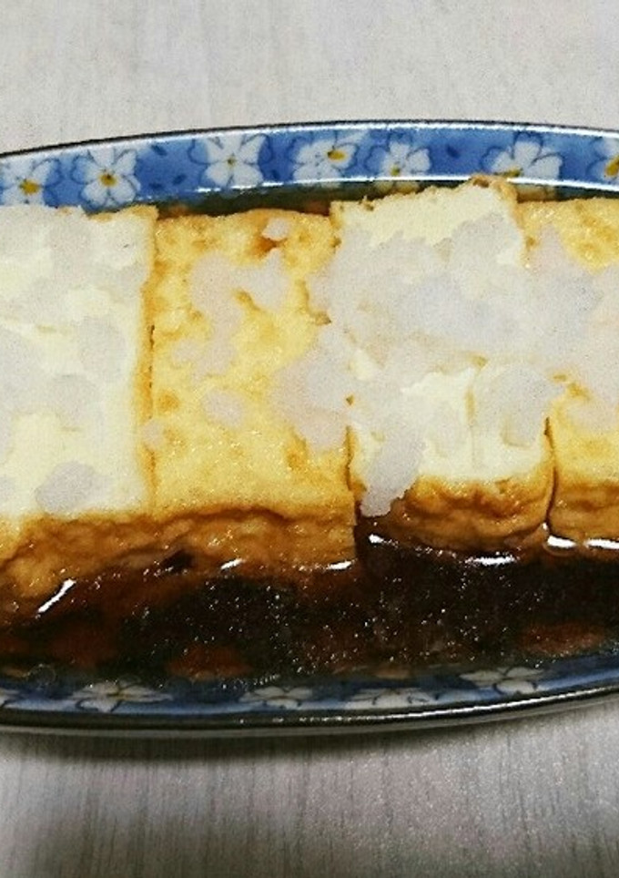 超簡単☆レンチンで厚揚げで揚げ出し豆腐風-レシピのメイン写真