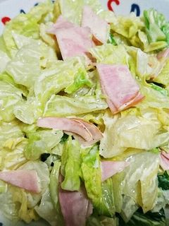 簡単☆キャベツとハムのマヨサラダ☆-レシピのメイン写真