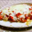 トンカツのトマトソースがけチーズ乗せ