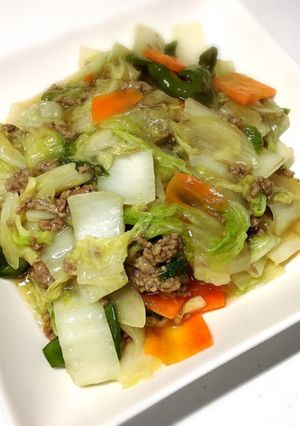 和風八宝菜★超簡単！うどんのスープで味付-レシピのメイン写真