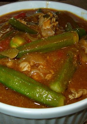 オクラとピーマンのカレー-レシピのメイン写真