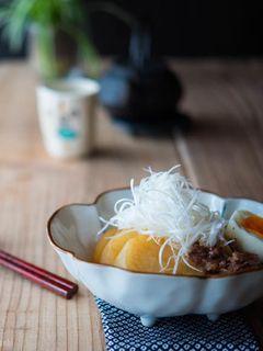 冷凍でしみしみ 牛肉と冷凍大根の煮物-レシピのメイン写真