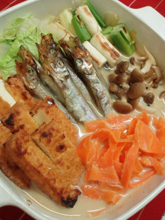 焼き焼きししゃも豆乳鍋-レシピのメイン写真
