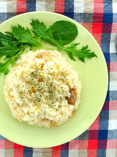 炊飯器で簡単!野菜スープ使用・絶品ピラフ-レシピのメイン写真