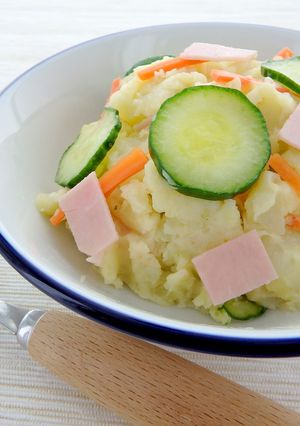 野菜スープを使った簡単ポテトサラダ-レシピのメイン写真