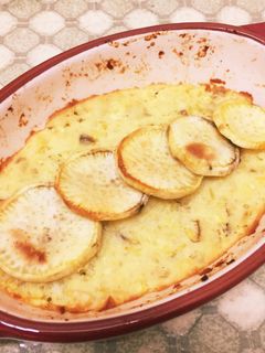 グラタン皿でスイートポテト-レシピのメイン写真