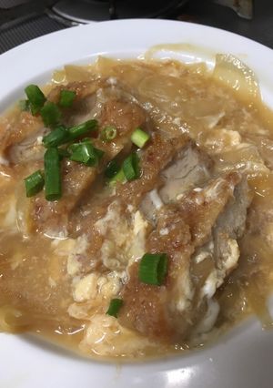 お手軽節約カツ煮orカツ丼-レシピのメイン写真