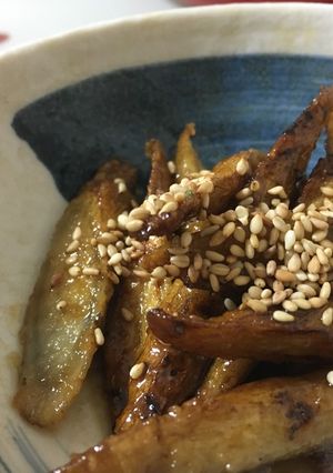 菜食☆ごぼうの甘辛炒め-レシピのメイン写真