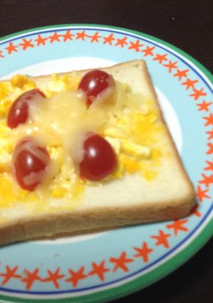 オリーブオイルでピザ風トースト-レシピのメイン写真