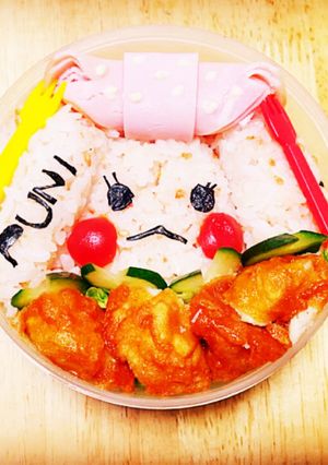 ぷにっとうさちゃんのキャラ弁-レシピのメイン写真