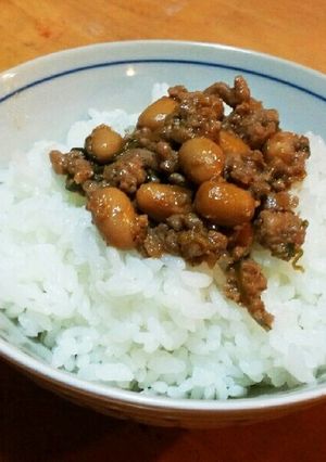 簡単すぎる!大豆と挽き肉の炒め煮-レシピのメイン写真