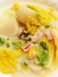 かぶと白菜のほっこりミルクスープ-レシピのメイン写真