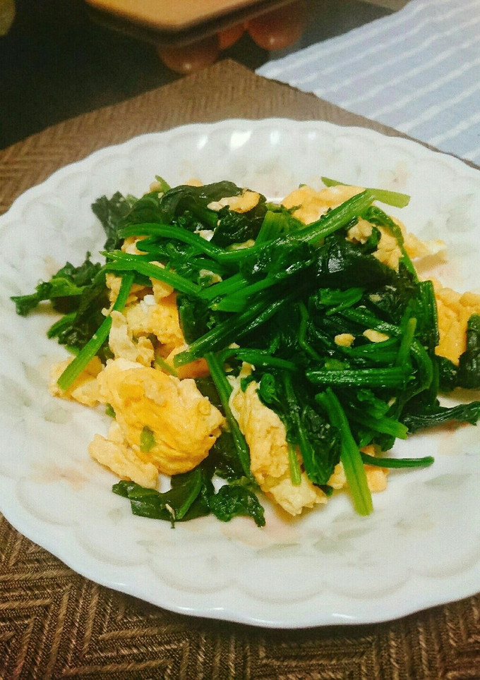 ほうれん草と卵◎鶏ガラ炒め-レシピのメイン写真