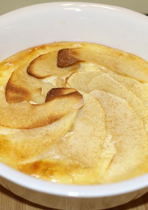 簡単！低カロリー！りんごのクラフティ-レシピのメイン写真
