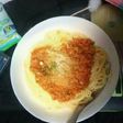 ピリ辛ミートソースパスタ♡