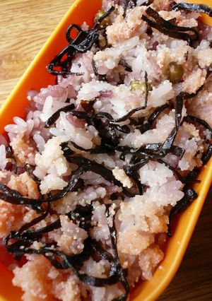 焼きたらこと塩こんぶの混ぜごはん。-レシピのメイン写真