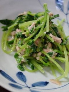 簡単!豆苗のツナマヨ和え-レシピのメイン写真