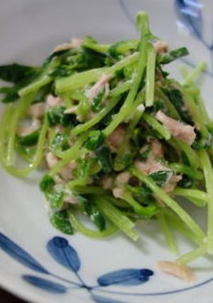 簡単!豆苗のツナマヨ和え-レシピのメイン写真