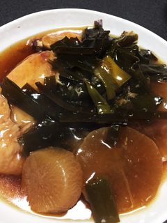 炊飯器で簡単☆大根と鶏手羽のこってり煮-レシピのメイン写真