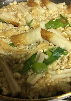 一人暮らしに、ご飯がススムちくわ天かす煮-レシピのメイン写真